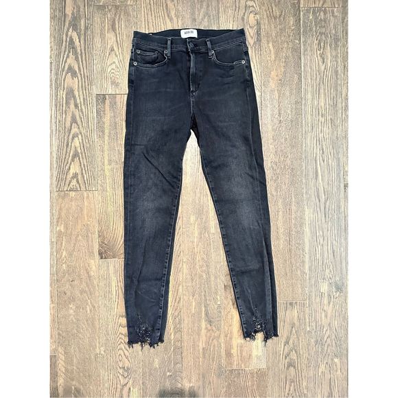 AGOLDE Sophie Black Distressed Jean - Picture 3 of 7